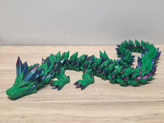Green crystal dragon