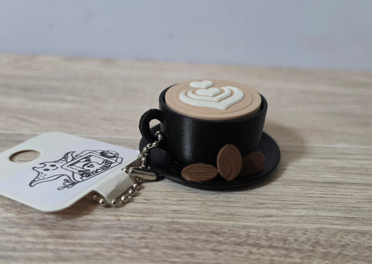 Coffee saucer clicker