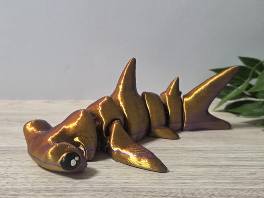 Red orange purple hammerhead