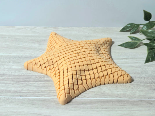 Mesh pastel orange starfish