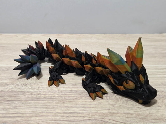 Black tricolor baby dragon