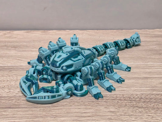 Blue green cyber Scorpion