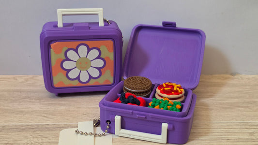 Mystery flower lunch box clicker