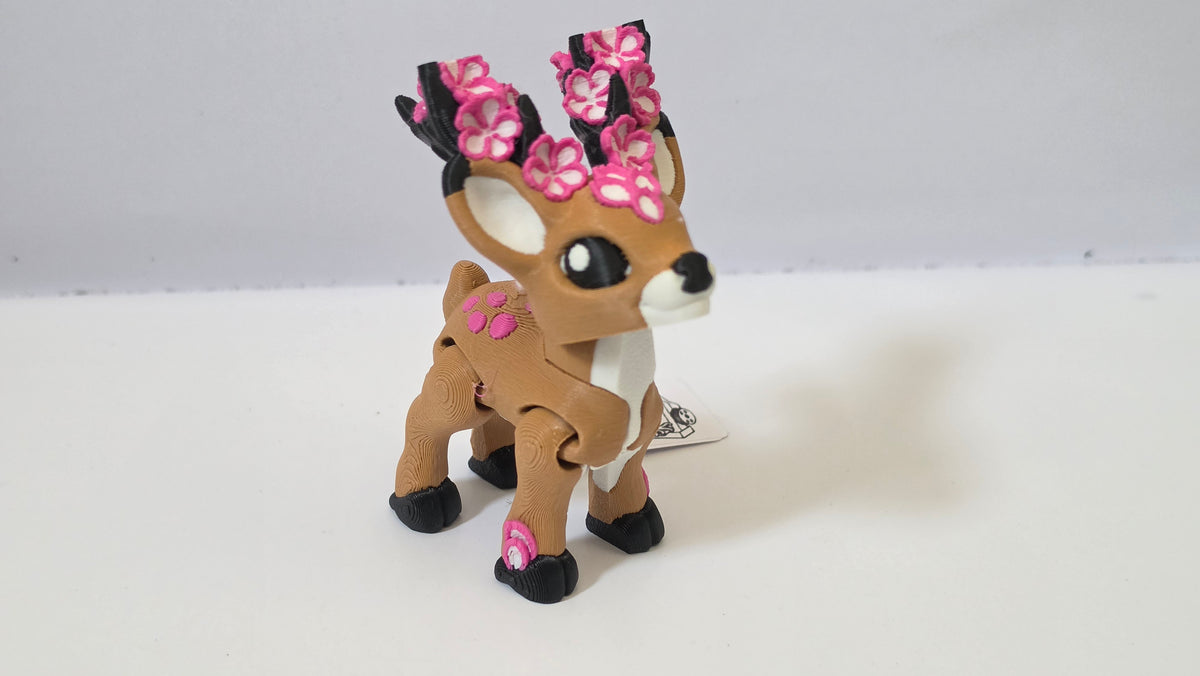 Cherry blossom deer