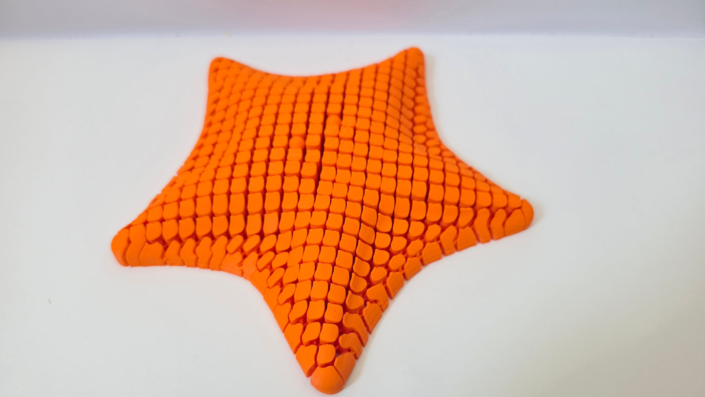 Orange starfish