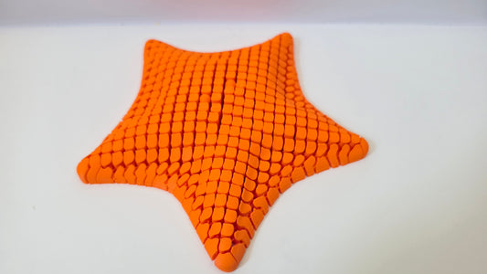 Orange starfish