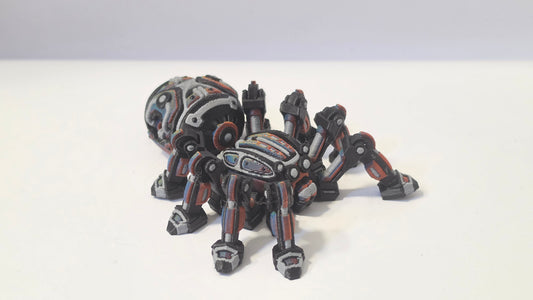 Silver Cyber Spider