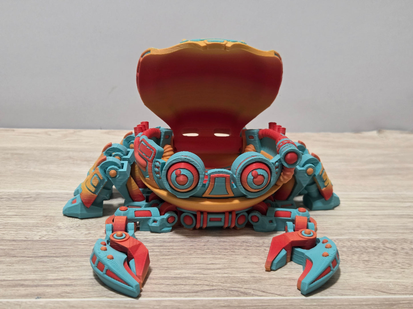 Red and blue Cyber crab