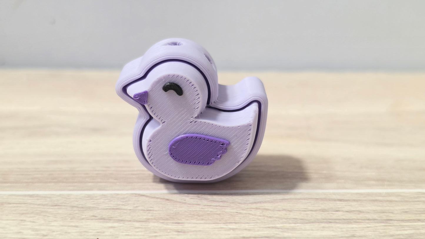 Purple duck clicker