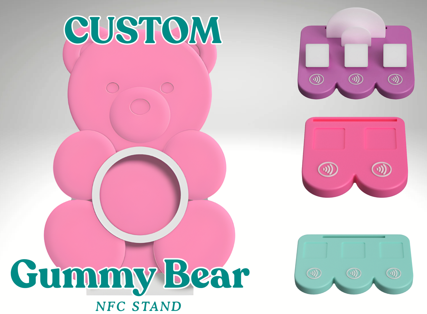 Custom Gummybear NFC Business Sign