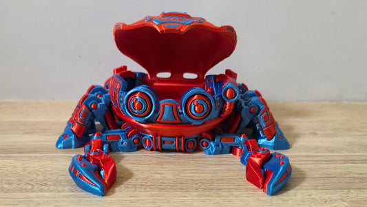 Red and blue Cyber crab