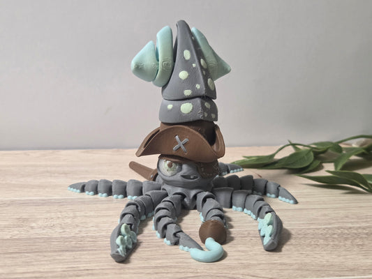 Pirate Squid Gray